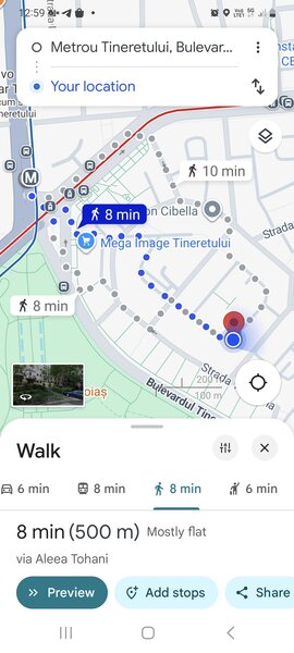 Garsoniera impecabila 8 min. m Tineretului DB
